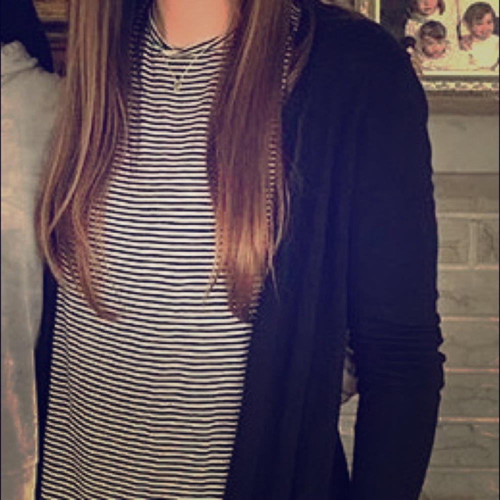 Long sleeved stripped shirt